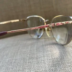 Laura Ashley Ladies Glasses Frame LYDIA Gold/Purple Tone Eyglasses Frame Japan Laura Ashley | Accessories | Laura Ashley Ladies Glasses  main image 4